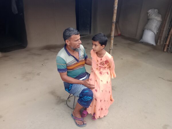 1. Khushi is spending time with her father.jpg